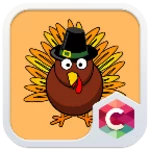 happy thanksgiving day theme android application logo